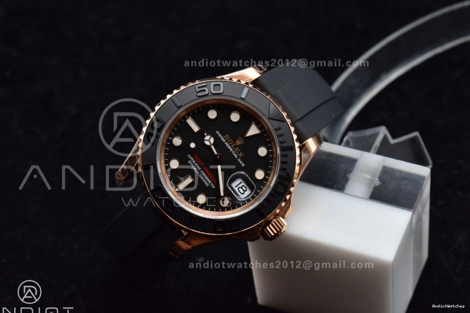 Oysterflex Black VS 1220 Best on 126655 Yacht-Master Ceramic 1:1 TimelessDesign Strap Bezel VSF Rubber Edition 0421